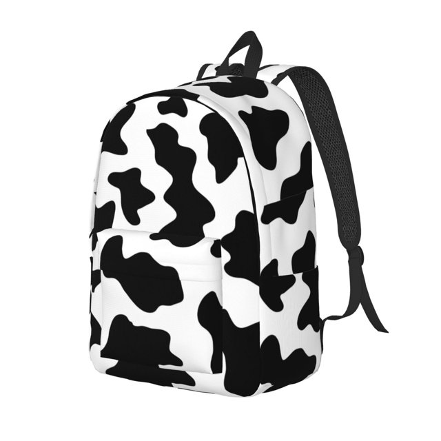 Easygdp Milk Cow Mochila de Lona Resistente para Laptop, Compatible con Laptops de 15 a 17 pulgadas, Ideal para Escuela, Trabajo y Viajes-Medium