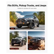 12000 lbs Electric Winch, 12V DC Truck Winch with Synthetic Rope & Remote Control, IP55 Waterproof for Off-Road SUV Jeep Trailer