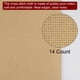 thumbnail image 4 of Uxcell 14 Count Cross Stitch Cloth 12 by 20 Inch Classic Reserve Fabric, Dark Khaki 5 Pack, 4 of 6