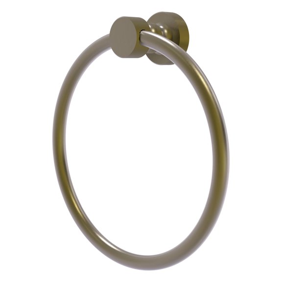 Allied Brass - Foxtrot Collection Towel Ring in Antique Brass