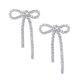thumbnail image 3 of Bling Rhinestone Bowtie Earring Women Stylish Bow Earring Stud Shiny Fashion Ear Jewelry, 3 of 3