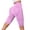 L15-Pink, variant on xfsWaSs Stretchy Workout Biker Shorts for Women Soft Yoga Shorts Tummy Control High Waisted Athletic Shorts Knee-Length Bottoms Activewear