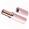 thumbnail image 3 of Recortador de cejas eléctrico rosa, portátil, recargable por USB, respetuoso con la piel, de acero inoxidable ABS, mini depiladora, 3 of 12