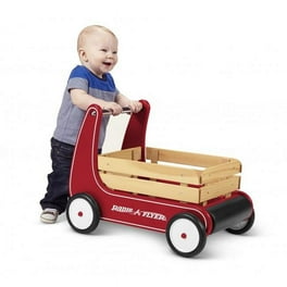 Little Tikes Deluxe Ride Relax Wagon with Full Canopy and Cooler in Red and Tan For Kids Boys and Girls Ages 12 Months to 4 Year old Walmart