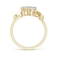 thumbnail image 2 of ANGARA Natural 0.94 Ct. Diamond Fashion Ring in 14K Yellow Gold for Women (Ring Size: 4.5), 2 of 8