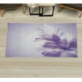 thumbnail image 1 of Abstract Decorative Rug, Color Gradient Effect Isolated Flower Petal Stem Forms Digital Art, Quality Carpet for Bedroom Dorm and Living Room, 6 Sizes, Pastel Purple, by Ambesonne, 1 of 1