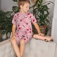 thumbnail image 4 of Balery Gnome With Heart Conjunto de Pijama Infantil de Manga Corta con Estampado – Ropa de Dormir de Algodón Suave-X-Large, 4 of 6