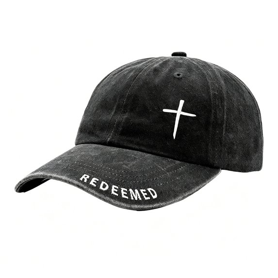 sususu Men'S Hat Fashion Embroidered Baseball Cap Soft Top Adjustable Unisex Dad Hat For Casual Streetwear Style Black