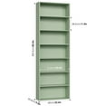 thumbnail image 4 of Homfa 82" Tall Bookcases, Freestanding Display Storage Shelves, 7-Tier Open Bookshelf for Home Office Living Room Bedroom, Green, 4 of 8