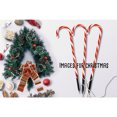 thumbnail image 4 of Luces navideñas de bastón de caramelo, luces marcadores de camino de bastón de caramelo para exteriores, 4 of 8