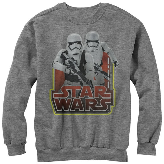 Men's Star Wars The Force Awakens First Order Stormtroopers Sweatshirt Athletic Heather Small