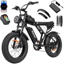 Ridstar Electric Bike for Adults,Peak 1500W 30MPH,48V 15.6Ah Electric Bicycle,Full Suspension Mountain Bike UL2849