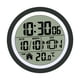 thumbnail image 3 of Reloj de ducha digital Reloj de pared digital resistente al agua para baño Pantalla de fecha Moderno Negro, 3 of 9