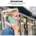 thumbnail image 6 of Phone Case for Samsung Galaxy S22 Ultra 5G Wallet Cover with Tempered Glass Screen Protector and Mirror Card Holder Slot Shoulder Crossbody Strap Cell S22ultra 22S S 22 S22ultra5g 6.8 Women Girl Green, 6 of 13