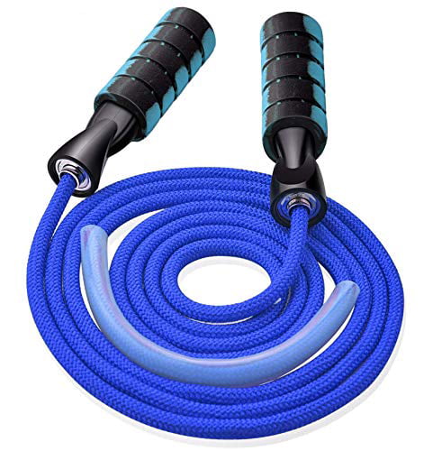 Details about   Jump Rope Adjustable Tangle-Fre Professional Weighted Cotton Jump Rope Workout 