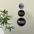 thumbnail image 2 of Circle Wifi Available Sign (Red) - Large, 2 of 4