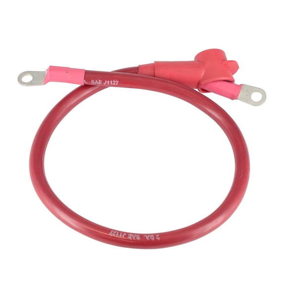 Powermaster 1-522 2-gauge Alternator Charge Wire, 2 FT