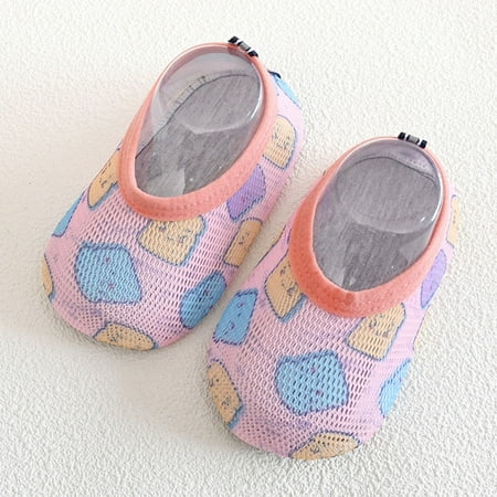 

Hunpta Toddler Shoes Socks Baby The Kids Barefoot Non-Slip Boys Girls Socks Shoes Floor Cartoon Aqua Baby Shoes