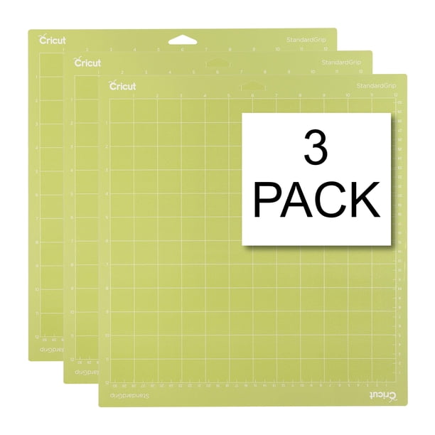 Alfombrillas de corte Cricut Standard Grip para manualidades, 30 x 30 cm (3 unidades)
