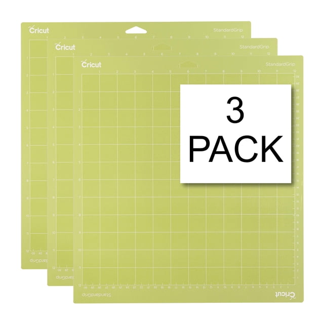 Alfombrillas de corte Cricut Standard Grip para manualidades, 30 x 30 cm (3 unidades)