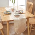 thumbnail image 3 of Caminos de mesa, bufandas largas para tocador, camino RetroTable para mesa de centro, fiestas navideñas, bodas, eventos, cenas, decoración del hogar, 3 of 5