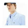 thumbnail image 3 of Lacoste Men's Regular Fit Cotton Oxford Shirt CH4976-51 58M Hemisphere Blue, 3 of 8