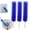 3*blue, variant on Bendable Microfiber Head,Fan Cleaner Brush Reusable Dust Remover Washable ldeal for Electric Fans Air Conditioning, Home Car Vents, Curtain