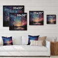 thumbnail image 4 of Designart "The Mystic Atmosphere in Colorful Sky Photo" Landscapes Print on Natural Pine Wood, 4 of 5