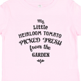 thumbnail image 4 of Inktastic My Little Heirloom Tomato Picked Fresh from the Garden Boys or Girls Toddler T-Shirt, 4 of 5