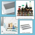 thumbnail image 4 of ‎Homeries 3-Tier Spice Rack Organizer for Pantry Kitchen Cabinet Organization Plastic, 4-Pack, 4 of 6