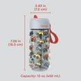 thumbnail image 4 of bentgo Plastic Water Bottle 15 oz. Trucks (BGKDWB1-TKS), 4 of 7