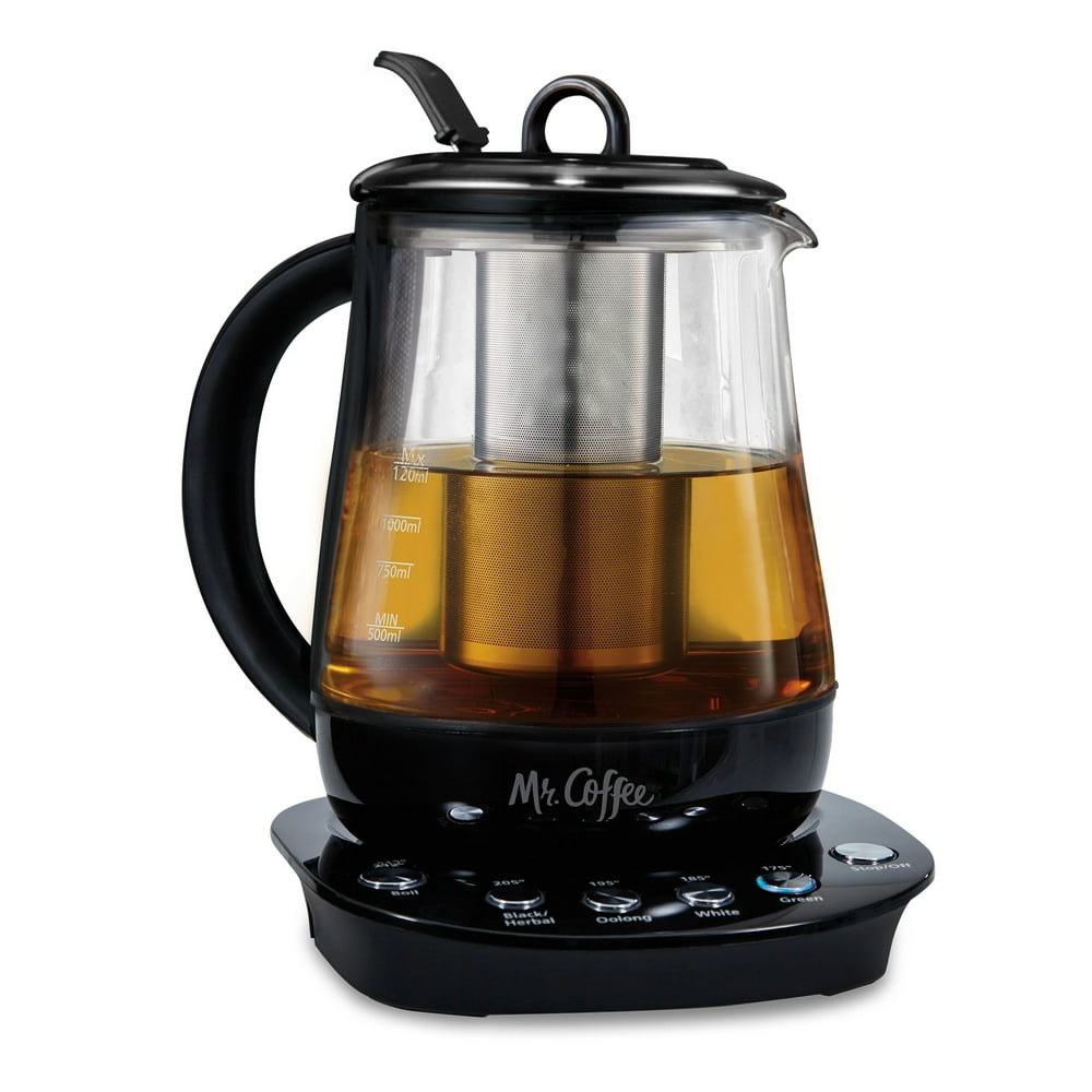 Mr. Coffee Hot Tea Maker and Kettle, Black