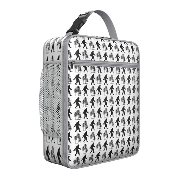Sasquatch Insulated Lunch Bag Box Teen Reusable Lunch Bag with Detachable Handle Cooler Tote Bag Work Beach