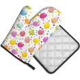thumbnail image 4 of Happy Easter Day Oven Mitts and Pot Holders Sets Hot Pads Heat Resistant Gloves Oven Mitten for Baking Kitchen Bakeware Cooking BBQ, 4 of 6