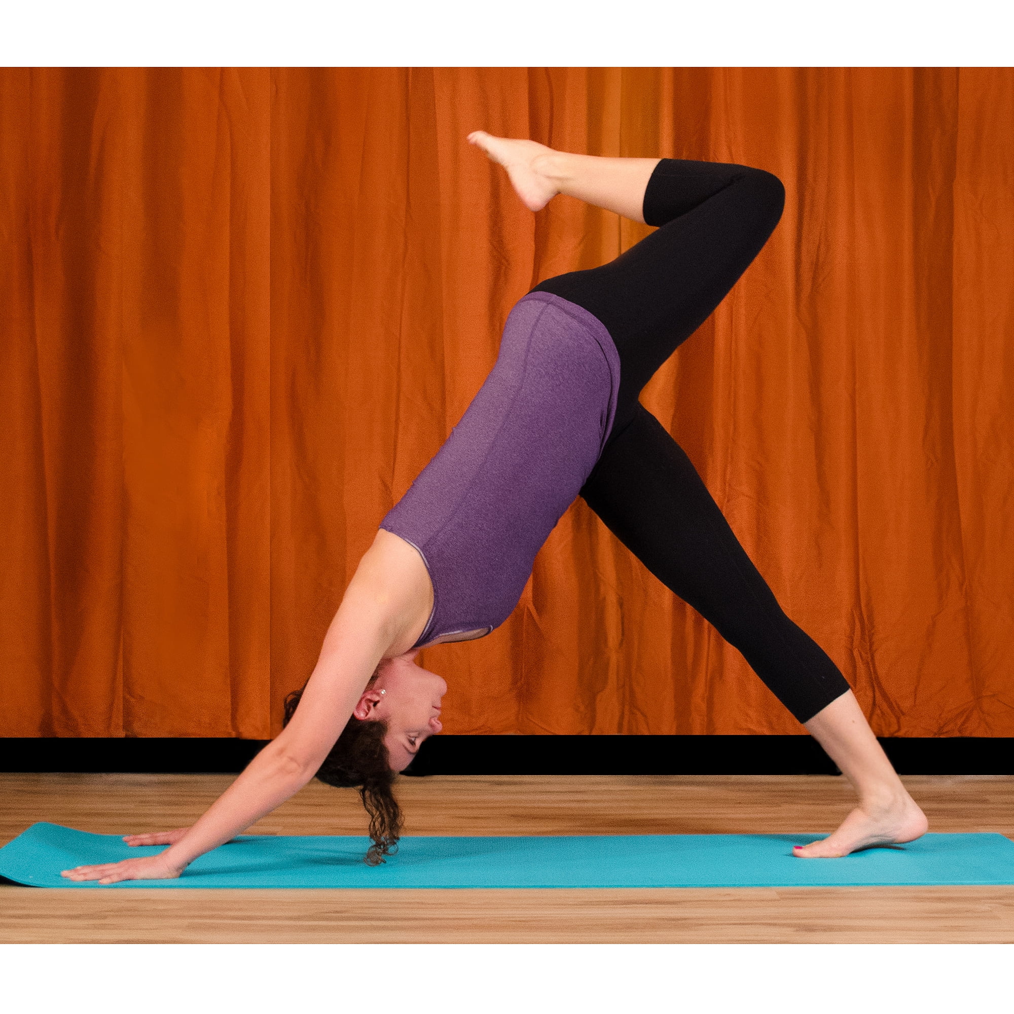 Yoga Direct Deluxe 1/4" Yoga Mat, Royal Blue