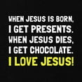 thumbnail image 2 of CafePress - Love Jesus Maternity T Shirt - Maternity Dark T-Shirt, 2 of 3