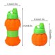 thumbnail image 2 of Advancent Botella de agua multifuncional ABS para entusiastas del fitness Botella de agua plegable Botella para beber Teteras naranja, 2 of 3