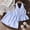 F-346Blue, variant on ZHOGXU Big Kids Girls Outfits Sleeveless Halter Neck Striped Print Bow Top And Elastic Waist Shorts Two Piece Fashion Sets For Daily Wear Blue 7-8 Years