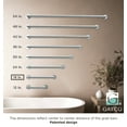 thumbnail image 4 of Glam 18"L Grab Bar, Chrome, 4 of 4