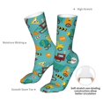 thumbnail image 4 of Salouo Trucks And Excavators Pattern Fun Novelty Crew Socks,Casual Athletic Socks Neutral Socks, 4 of 7