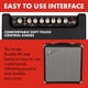 thumbnail image 5 of Fender Rumble 40 V3 Bass Amp for Bass Guitar, Bass Combo, 25 Watts, with 2-Year Warranty 8 Inch Spea Fender AMPLIFICADOR PARA GUITARRA  BAJO FENDER 2370300000, 5 of 7