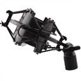 thumbnail image 6 of 4X Universal 3KG Bearable Load Mic Microphone Shock Mount Clip Holder Stand Radio Studio Sound Recording Bracket Black, 6 of 9