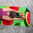 thumbnail image 5 of Watermelon Hot Yoga Towel with Storage Bag, 72.8"x26.8", Suitable for Yoga, Pilates, Fitness, etc., 5 of 6