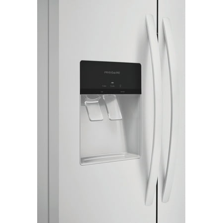 Frigidaire - 25.6 Cu. Ft. Side-by-Side Refrigerator - White