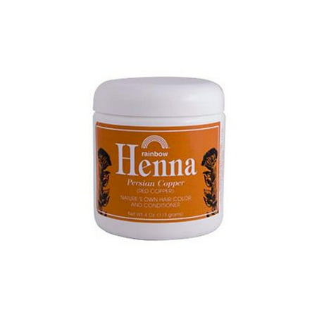 Rainbow Research 617027 Henna Hair Color And Conditioner Persian Copper Red Copper 4 Oz
