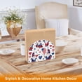 thumbnail image 5 of Gnomes American Flags Napkin Holder for Table Clear Napkin Stand Paper Holder Acrylic Organizer Dispenser Napkins for Dinner Kitchen Restaurant Room, 5 of 8