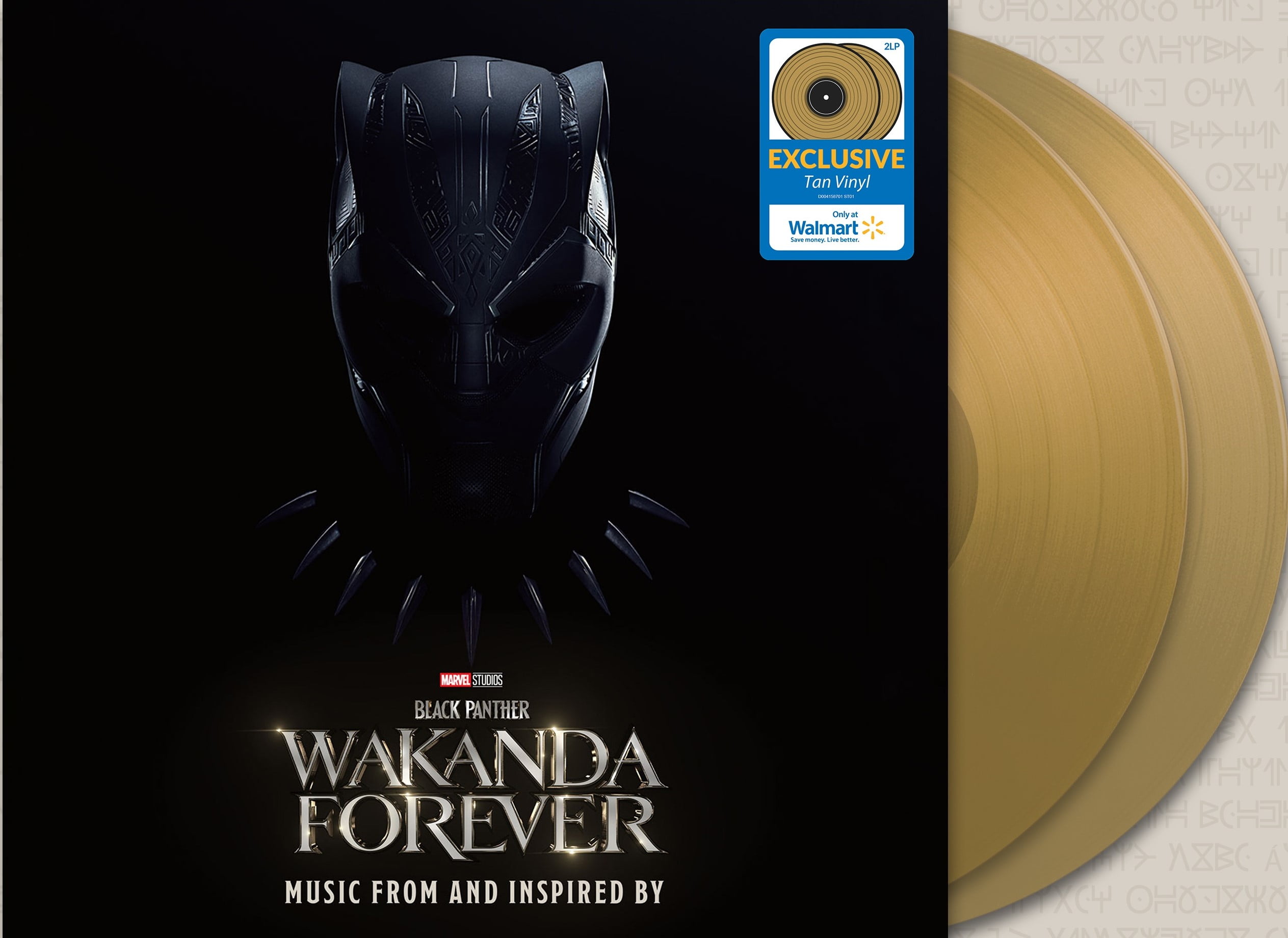 Hollywood Records Black Panther: Wakanda Forever - Music from / Var - Black Panther: Wakanda Forever - 2LP (Walmart Exclusive) - Vinyl [Exclusive]