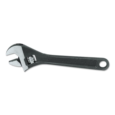 Protoblack Adjustable Wrench, 8 in L, 1-1/8 in Opening, Black Oxide | Bundle of 2 Each