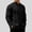Black, variant on Men's Cotton Linen Shirt Tang Suit Shirt Long Sleeve Traditional Kung Fu Uniform Chinese Frog Buttons Lightweight Jacket with Pockets