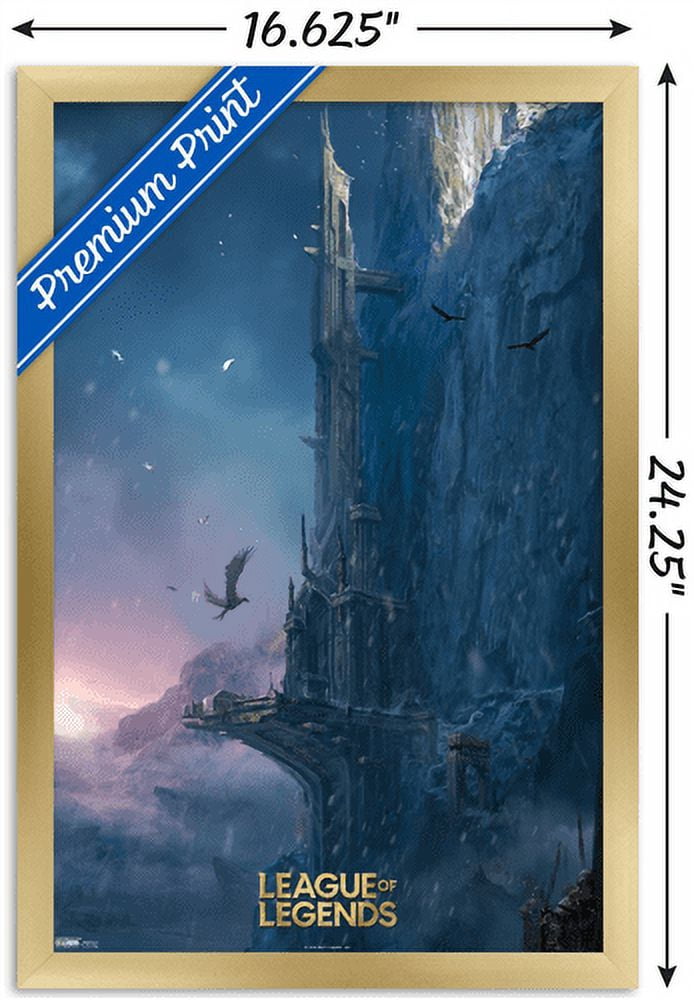 League of Legends - Howling Abyss Wall Poster, 14.725" x 22.375", Framed